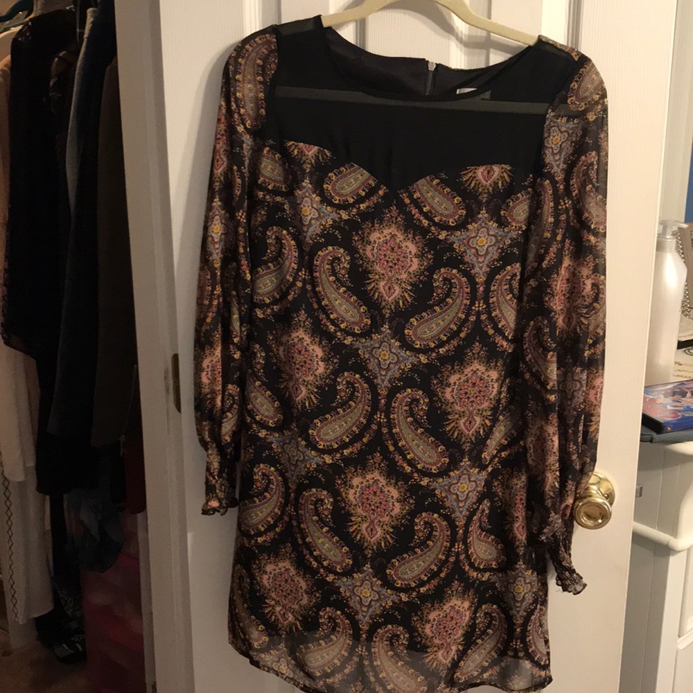 Black Patterned Dress from Target